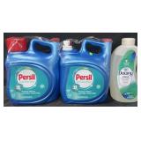 2-202 fl oz detergent & 87.5 fl oz Downy fabric