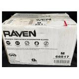1000ct. Box of Raven Nitrile Exam Gloves, Medium