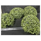 Faux 15' Round Boxwood Balls, 4pk