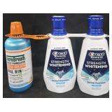 Thera Breath mouthwash 33.8oz. 2- Crest 3D White