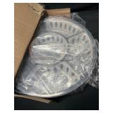 8-Piece Outdoor Lazy Susan Serve Set, Granite