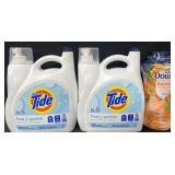 2-170 fl oz Tide detergent & 1.7lb Downy scent