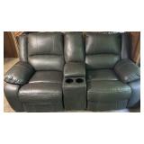 Ashley Furniture faux leather dual reclining