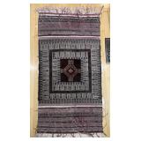Hand knotted 'Baluchi' runner rug, 100% wool