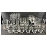 Group of Indianapolis 500 glassware