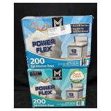 2- 200ct. Boxes of Tall 13-Gallon Kitchen Trash