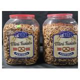 2- Utz Pretzels 60oz each