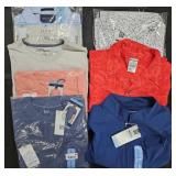 Men's size Large shirts. Most New w/ tags