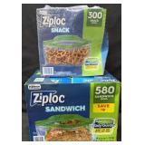 580ct. Box of Ziploc Sandwich Bags