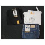 Women's size 12 denim shorts and pants. New w/