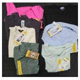 Women's size Medium shirts and dress. Most NEW w/