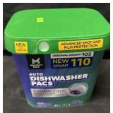 110ct. Tub of Auto Dishwasher Pacs