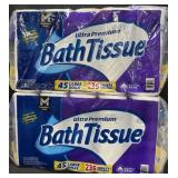 2- 45ct. Bags of Ultra Premium Bath Tissue Rolls