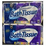 2- 45ct. Bags of Ultra Premium Bath Tissue Rolls