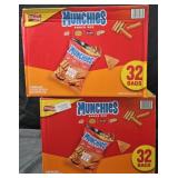 2- Munchies snack mix 32 individual bags each