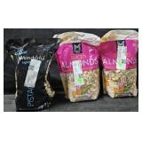 Lightly Salted Pistachios 48oz. 2- Sliced almonds