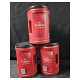 3- Folgers Classic Roast coffee 43.5oz each