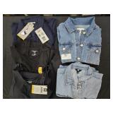 Women's size Medium dress, shirts, denim jumpsuit