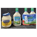 Hellmann's mayonnaise 64oz. 3- Hidden Valley