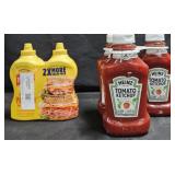 2- French's yellow mustard 30oz each. 3- Heinz