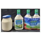 Hellmann's mayonnaise 64oz. 3- Hidden Valley