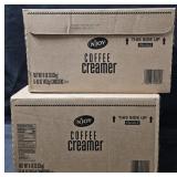 2- Njoy coffee creamer 8 canisters per box