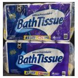2- 45ct. Bags of Ultra Premium Bath Tissue Rolls