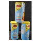 3- Lipton Lemon Iced Tea Mix 5lb each