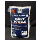 60pk. Terry Towels