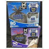 90ct. Box of Large 33Gallon Trash Bags