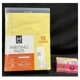 15ct. Pack of Writing Pads