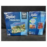 132ct. Variety Box of Ziploc Slider Bags
