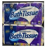 2- 45ct. Bags of Ultra Premium Bath Tissue Rolls