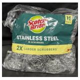 16pk. Bag of Scotch-Brite Stainless Steel XL