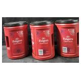 3- Folgers Classic Roast coffee 43.5oz each