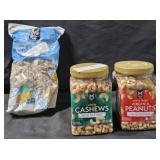 Walnuts 48oz. Whole Cashews 33oz. Virginia