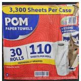 POM Paper Towep 30 rolls