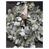 2- artificial greenery wreaths