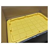 27 Gallon Tote black/yellow 4 pack