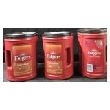2- Folgers Columbian coffee 40oz each. Folgers