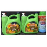 2- 140fl.oz. Jugs of Gain Plus Radiant Laundry