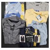 Men's size Medium DKNY blazer anf shirts. Most