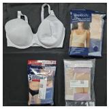 Women's size 36D bra and size Large bra sets and
