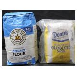 Bread Flour 10lb. Domino Sugar 10lb
