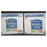 2- Plastic Lid 1000 count per box