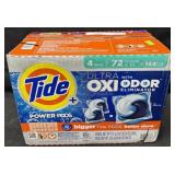 72ct. Box of Tide Ultra Oxi Power Pods