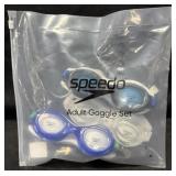 Speedo 3-Piece Adult Goggle Set