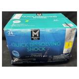 24- 1lb. Pouches of Quick Dissolving Shock