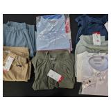 Men's size X-Large shorts and shirts. Most New w/