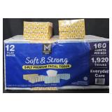 Soft and strong facial tissue 14 flat boxes